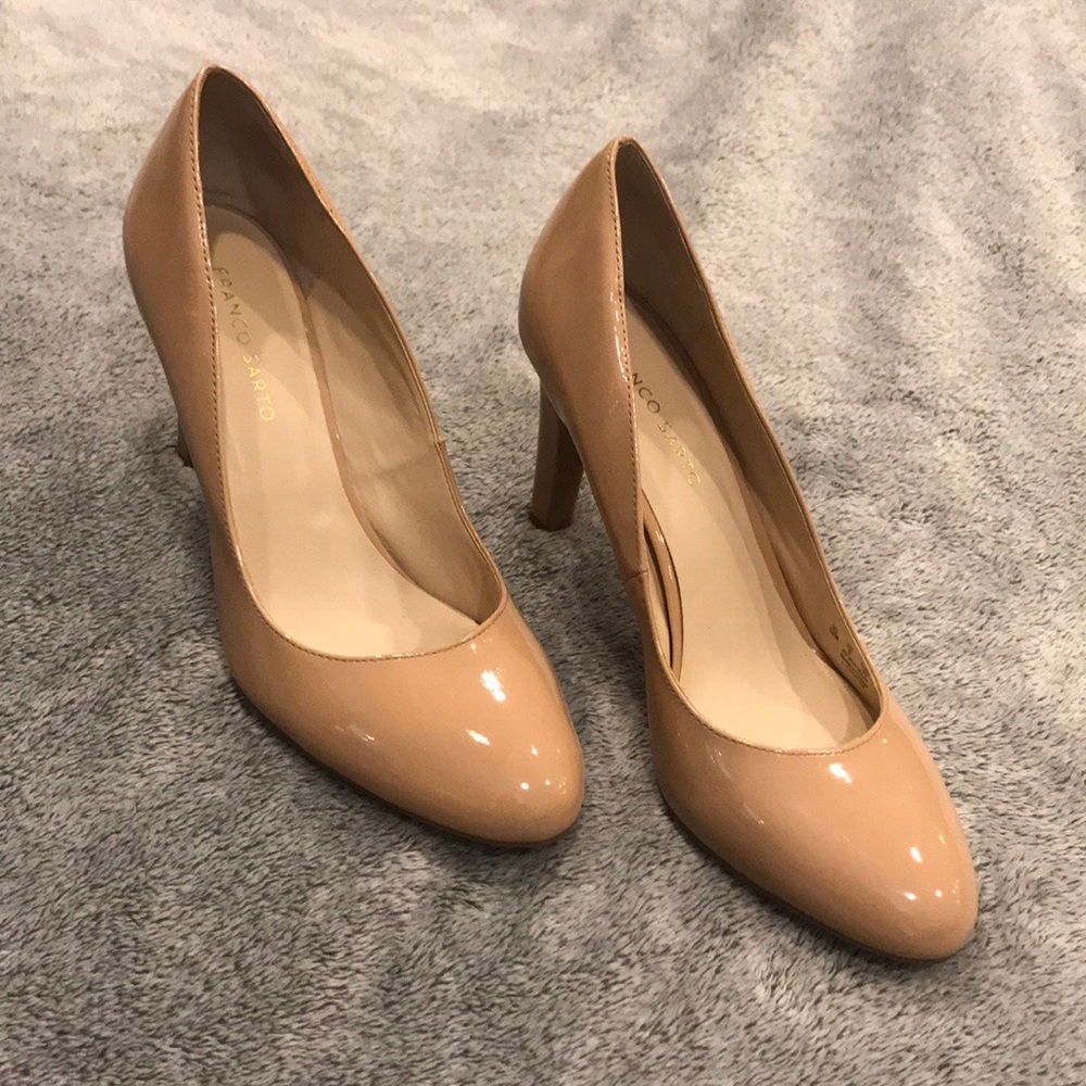 Franco sarto beige heels